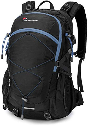 Mountaintop 25L/40L Wanderrucksack Damen Herren für Wandern | Trekkingrucksack YKK Trekking Rucksack mit Regenschutz für Camping Reisen Travel Reiserucksack