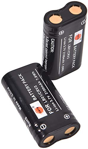 DSTE 2-Pack CR-V3 Batterie Compatible avec Olympus C3000 C3040 C-211 C-3000 C-3030 C-3030Z C-3040 C-4000 C-5050 C-5050Z C-700