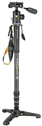 Vanguard Veo 2S CM-264TBP120T - Monopie para cámara réflex de Carbono con retráctil rótula Bola