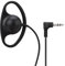CABLEPELADO Cuffie mono a doppio canale, auricolari a forma di G, cuffie radio walkie bidirezionali, adatte per computer portatili, PC, Skype, VoIP ICQ, 1 metro, jack 3,5 mm