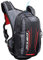 Dainese Alligator Backpack, Motorrad Rucksack Adventure mit integrierter 2-Liter-Trinkblase, Schwarz/Rot, N