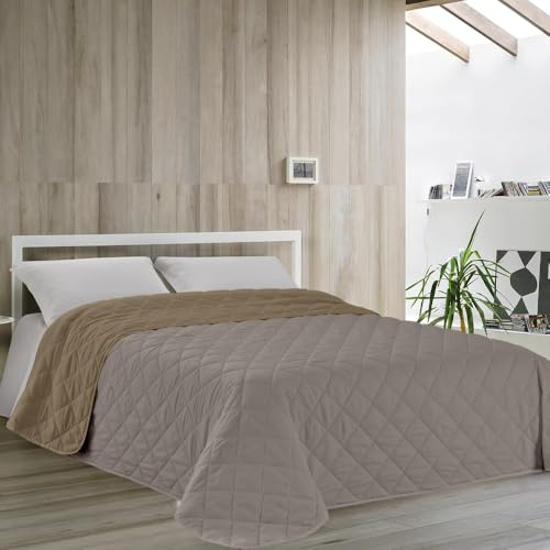 Dorian Home Trapunta Estiva Letto Singolo 170x260 Microfibra Made in Italy | Copriletto Singolo Estivo Bicolore Mezza Stagione, OEKO-TEX Anallergica Antiacaro, Lavabile a 30°
