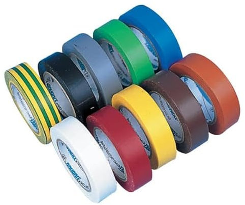 IT-1-MIX Ruban: électro-isolante W: 19mm L: 20m Thk: 013mm pellicule PVC PARTEX