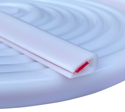 Joint Bord de Tole 3mm x 6 Mètres Protection Porte de Voiture Joint en u Joint Caoutchouc en u pour Portes de Voiture Plaques Métalliques Fenêtres (6 Mètres, 3MM)