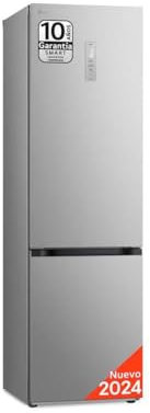 LG Frigorífico Combi GBV5250EPY Clase E No Frost 2.03x59.5x68.2 Libre instalación Acero Inoxidable
