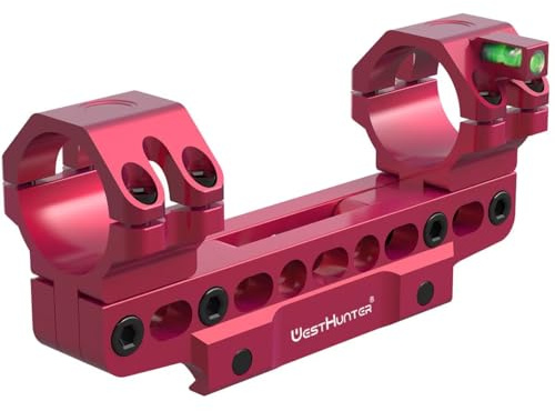 WestHunter Optics Precision WH302 Picatinny Scope Mount | 34 mm, rouge