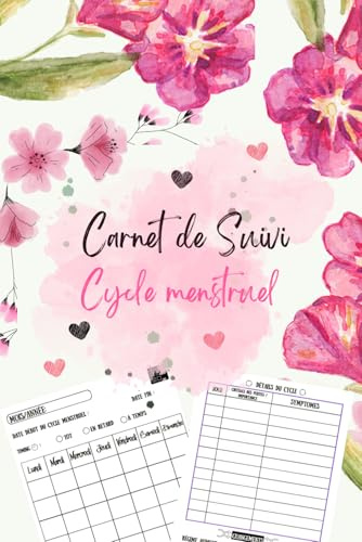 Cahier de suivi cycle menstruel: Calendrier de suivi du cycle menstruel | Simple et détaillé
