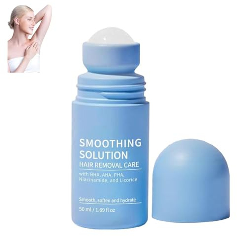 After Shave Soothing Roll-On Serum, Unclogs Pores Post-Shave & Waxing Care for All Kind Skin Type Gently Cleanses Armpits Moisturizing and Skin Soothing Serum, For Body, Back, Leg (1PC)