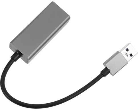 BESPORTBLE Adattatore Ethernet Usb 3.0 in Lega Di Alluminio Gigabit, Convertitore Da Usb/type-c a Rj45 Senza Driver, Adattatore Internet Portatile Per Laptop, Tablet e Smartphone, Per Viaggi e Ufficio