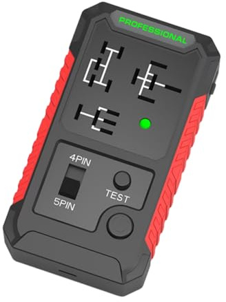 Probador de Relé Auto - Localizador De Relés De Circuito De Coche,Detector De Interruptores Eléctricos para Vehículos,para Vehículo Exterior Motor Automóvil Batería Voltaje Corriente