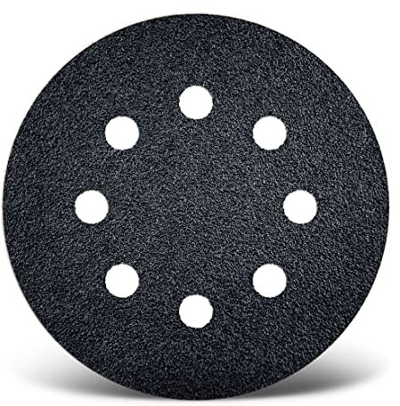 MENZER Black Klett-Schleifscheiben, 125 mm, 8-Loch, f. Exzenterschleifer, Siliciumcarbid (25 Stk.) K24