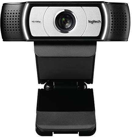 Logitech 960-000971 C930e Video-Webcam, HD, 1080 P, 90 Grad erweitertes SIchtfeld, Schwarz