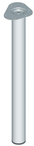 Stahlrohrfuss rund DM 60mm H700 mm verchromt