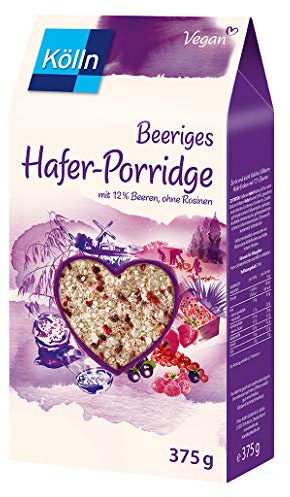 Kölln Beeriges Hafer-Porridge, 6er Pack (6 x 375g)