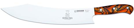Giesser Qualitätsmesser Küchenmesser BBQ Barbecuemesser Barbecue No. 1 Premiumcut Spicy Orange - 30 cm Klingenlänge