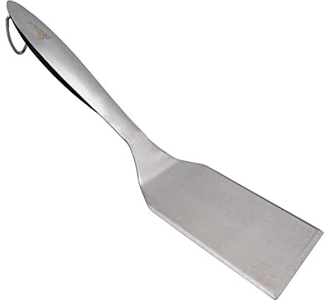 Steuber Premium Line - Paletta corta in acciaio INOX, 34 cm, superficie 6,5 cm, paletta di precisione, paletta per carne, per girare alimenti