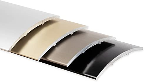 Floordirekt Übergangsprofil Selbstklebend 100cm Länge 30mm breit- Abdeckleiste für Parkett, Laminat, PVC, Kork - Bodenleiste aus Aluminium Übergangsleiste -(Sahara)