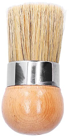 Ensemble de pinceaux à Craie de 5,1 cm Pinceau à tête Ronde pour Application de Peinture sur Meubles, décoration d'intérieur, Fabrication de Cartes