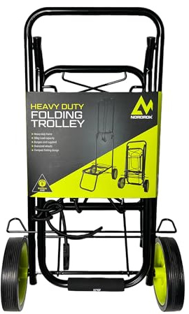 Nordrok 75125 50kg Heavy Duty Folding Trolley