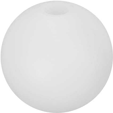 Baluue Lampenschirm Kugel aus Acryl G9 Lampenschirme Rund 10cm Opal Ersatzschirm Lampen Abdeckung für Lichterkette Hängelampe Pendelleuchte Deckenlampe Wandlampe