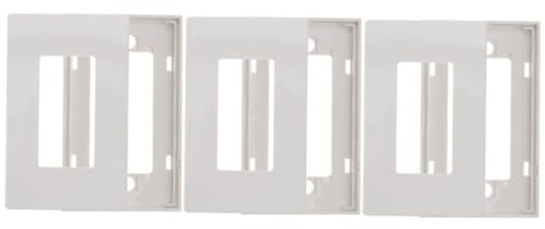 Housoutil 3 Stück 1 Stabile Schraubenlose Wandplatte 1 Gang Easy Fade - Für Küchen Schlafzimmer