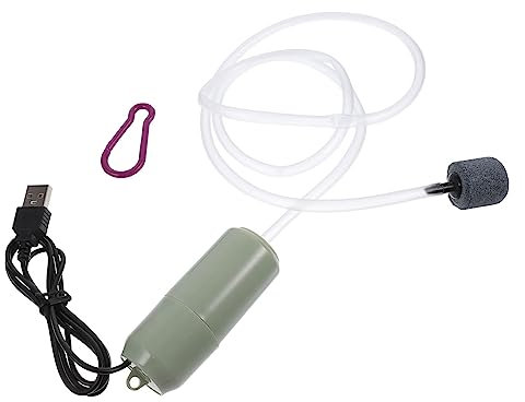 Kleiner Sauerstoffpumpe für Aquarium, 5v USB, Grün, Abs Kupfer