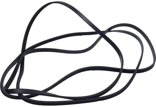 1 flacher Antriebsriemen mit einer Breite von 5 mm und einer Dicke von 0,6 mm für Plattenspieler, LP-Schallplattenspieler, Phonograph und Grammophon(Fold Length 225mm)