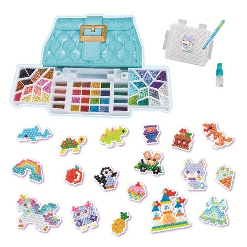 Aquabeads - La Mallette des créatifs - Kit de Loisirs créatifs - Activité Manuelle Enfants en Toute autonomie - Coffret de Perles Qui collent avec de l'eau - Jouet Enfant 4 Ans et + - 35114