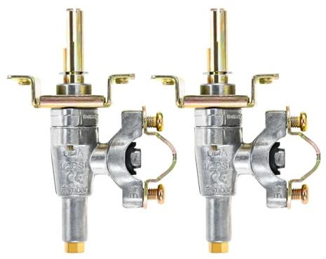 2pcs Griddle Burner Control Valve for Blac-kstone 36“ Gas Grill Griddle 1554, Griddle Gas Valve Parts for Black-Stone Grill