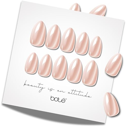 BOTÉ Press on Nails Set, 30 wiederverwendbare Kunstnägel zum Aufkleben, Nägel zum Kleben aus koreanischem Premium Gel, Klebenägel Fingernägel