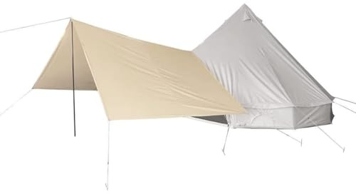 Outdoor Bell Tent Awning Canopy - Essential Sunshade Tarp for Camping and Hiking - Perfect for Beach Travel and Parties