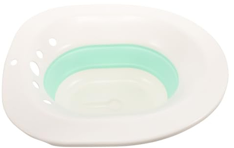 Mikinona Bidet Per Lavabo Pieghevole Per Pulizia Casa Donna Anziano Emorroidi Materiale Di Facile Uso e Riporre Risparmio Spazio Bagno Adatto Sedile Wc Standard