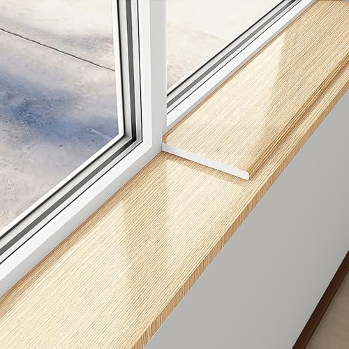 Self-Adhesive Waterproof Anti-Slip Faux Wood Window Sill Cover, Home Window Sill Protector Ledge Cover/Guard, for Bay Windows, Edges, and Countertops(Yellow,100x6cm/39.4x2.4in)