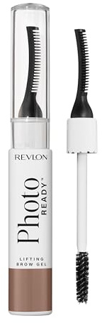 Revlon Photoready Lifting Brow Gel, 3-i-1 ögonbrynsgel, skulpterar, lyfter och fixerar utan kartongeffekt eller vita rester, vårdformel, havre och biotin, 24 timmars hållbarhet, 802 mjuk taupe, 5,9 ml
