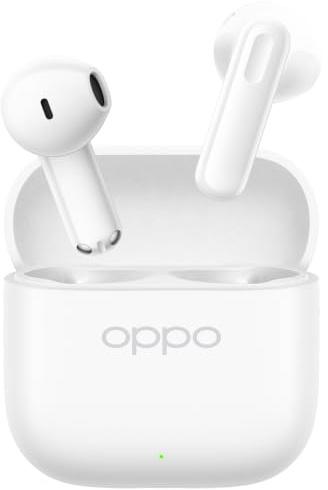 OPPO Enco Buds3 Auricolari Wireless, 48H di Riproduzione, Driver Dinamico da 12,4mm, Suono Spaziale 3D, Snow White