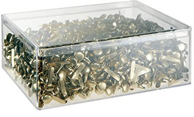 Alco Musterbeutelklammern 1000 Stück, Rundkopf, 17 mm