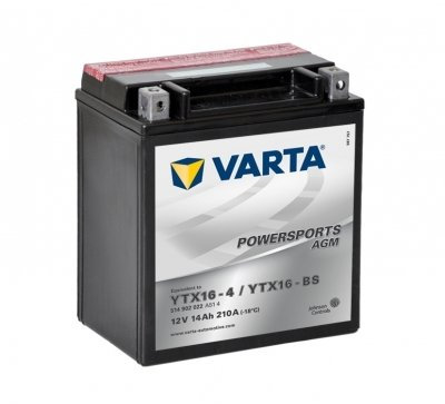 Varta Funstart 514902022 A514 12 V AGM Battery 14Ah) YTX 16-4 YTX16-BS