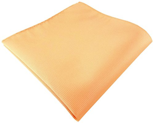 TigerTie Designer Einstecktuch in einfarbig Uni Rips gemustert - Stecktuchgröße 30 x 30 cm