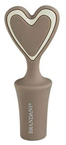 BRANDANI 53066 Batticuore-Tappo in Silicone, Grigio
