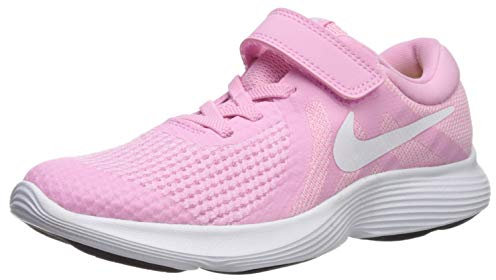 NIKE Revolution 4 (PSV) – Scarpe da Running, Bambina, Multicolore, Rosa (Pink Rise), Bianco, Rosa (Pink Foam), Nero, 603, 31 EU