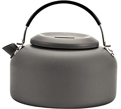 Lixa-da Camping Wasserkocher, 0.8L/1.4L Kessel Teekanne Kaffeekanne, Tragbar Camping Wasserkessel, Aluminium Wasserkocher für Camping Wandern Picknick