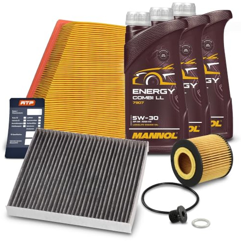 BESTPRICE ATP Inspektionspaket Filterset mit 1x Ölfilter, 1x Innenraumfilter | Kompatibel mit: SEAT IBIZA III, IBIZA IV, IBIZA IV SC, IBIZA IV ST, SKODA FABIA I, FABIA I Combi, FABIA I Praktik