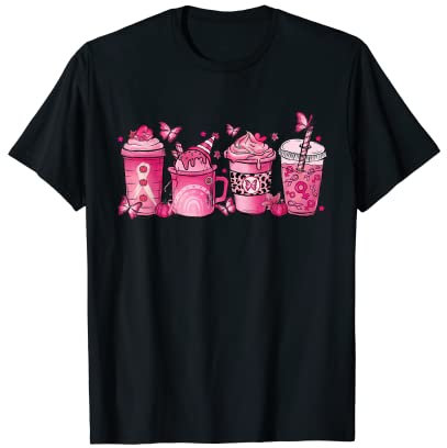 Tasse de chocolat chaud contre le cancer du sein - Menthe poivrée - Moka T-Shirt