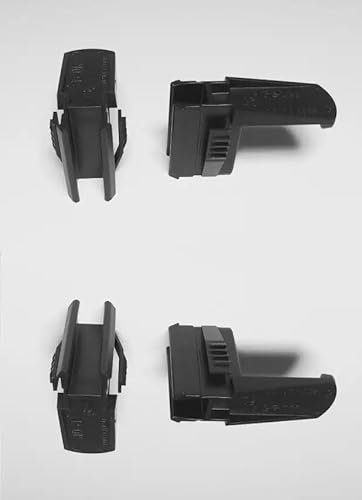 cyclingcolors 4x Gancio per zoccolo cucina gambe piedini piede clip mobile molle plastica zoccolino montaggio