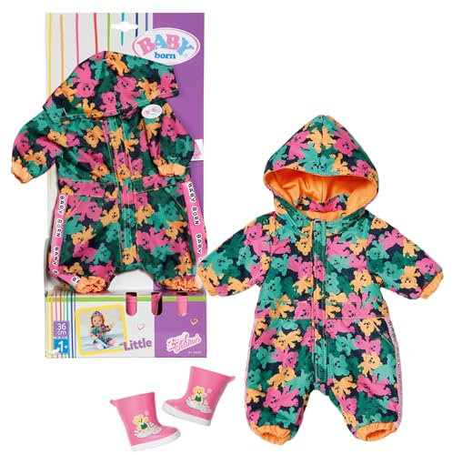 BABY born Little Outdoor Anzug für 36 cm Puppen, 836323 Zapf Creation, grün