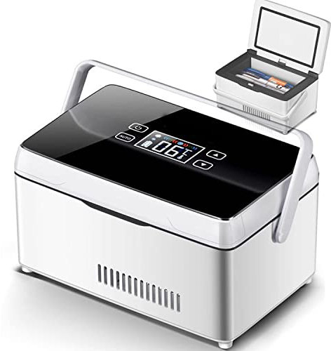 Mini Frigorifero per insulina, refrigeratore Portatile per farmaci, Contenitore per Penna per insulina con interferone con Ampio Spazio di refrigerazione, Frigorifero Portatile per Auto da Viaggio d