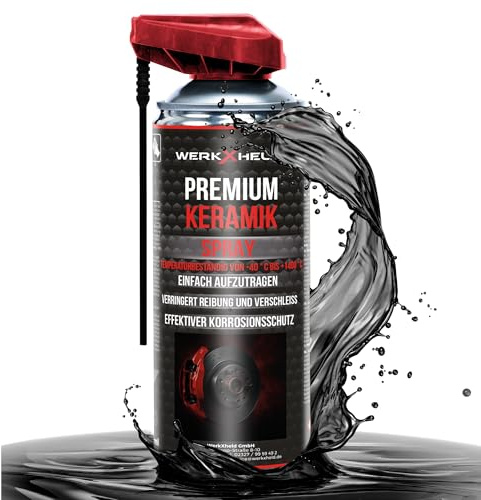 WerkXheld Keramikpasten-Spray - Anti-Quietsch Spray für Auto Bremsen - Hitzebeständiges KeramikSpray 400ml