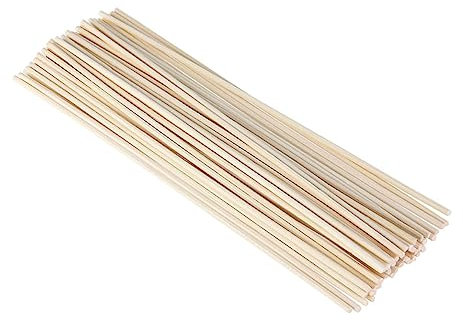 RORPOIR 150stücke Aroma Diffusor Sticks Ersatz Rattan Reed Diffusor Sticks Für Öldiffusor Aromadiffusor Schilfrohrstab Aromadiffusor-Rattan -schilfrohrrohr