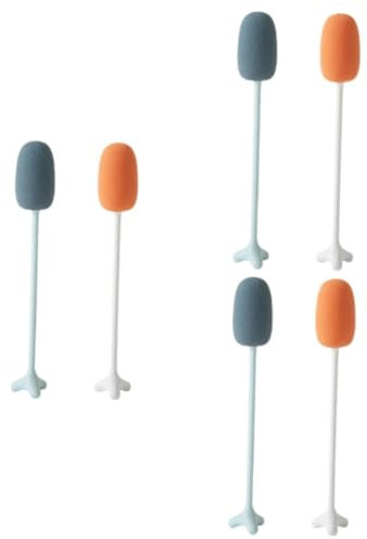 Cabilock 6pcs Long Handle Bottle Brush Cleaner Reusable Water Bottle Cleaning Brush Household