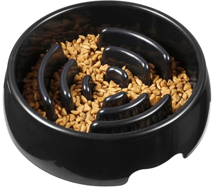 Lento para Perros, comederos para Perros, Cuencos de alimentación Lenta, Cuencos para Perros Resistentes al estrangulamiento, alimentadores interactivos no deslizantes para pequeños, Grandes